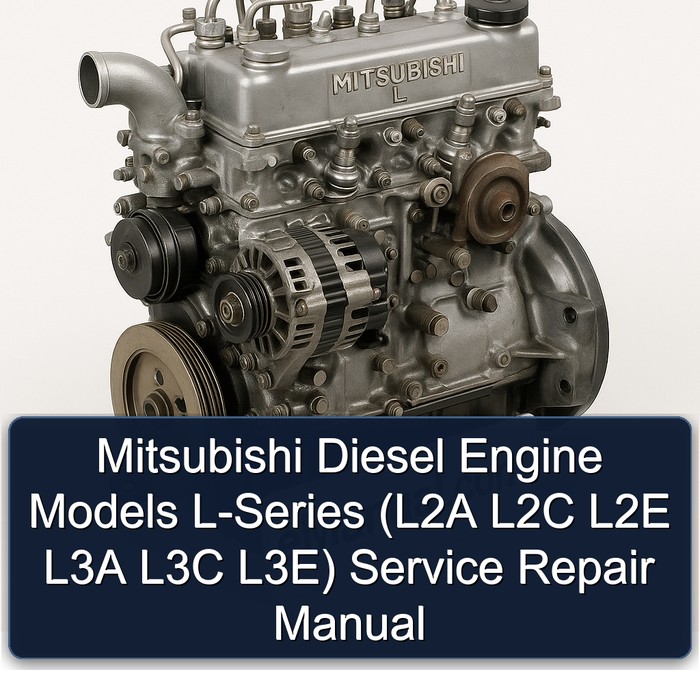 Manual de Reparación y Servicio para Motores Diesel Mitsubishi Serie L (L2A L2C L2E L3A L3C L3E)