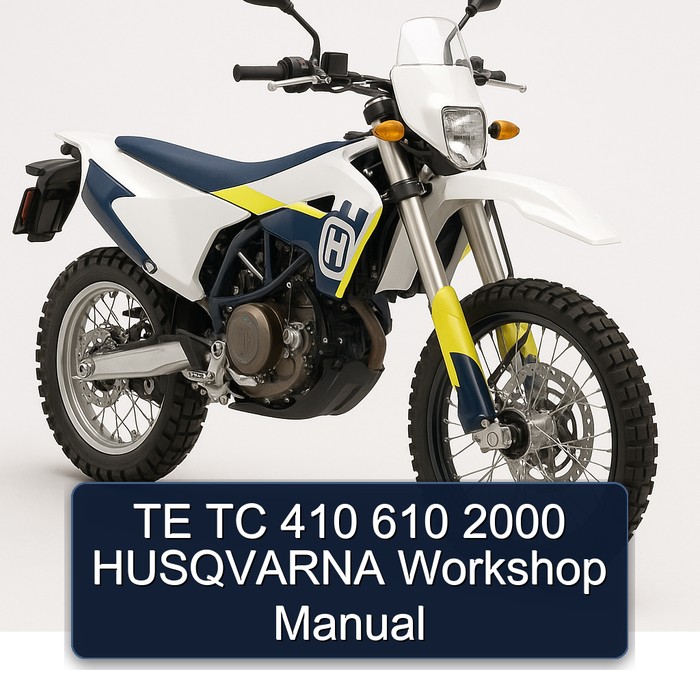 TE TC 410 610 2000 HUSQVARNA Workshop Manual