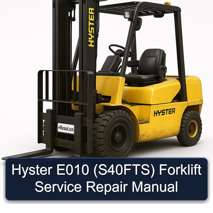 Hyster E010 (S40FTS) Gabelstapler Service- und Reparaturhandbuch