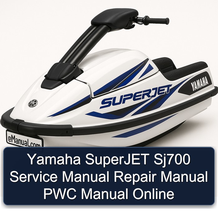 Yamaha SuperJET Sj700 Service Manual Repair Manual PWC Manual Online