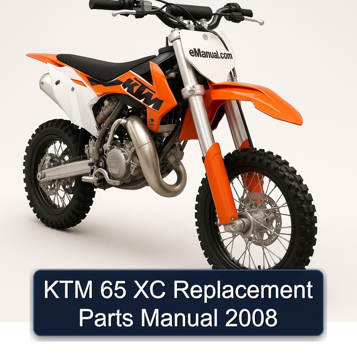 KTM 65 XC Replacement Parts Manual 2008
