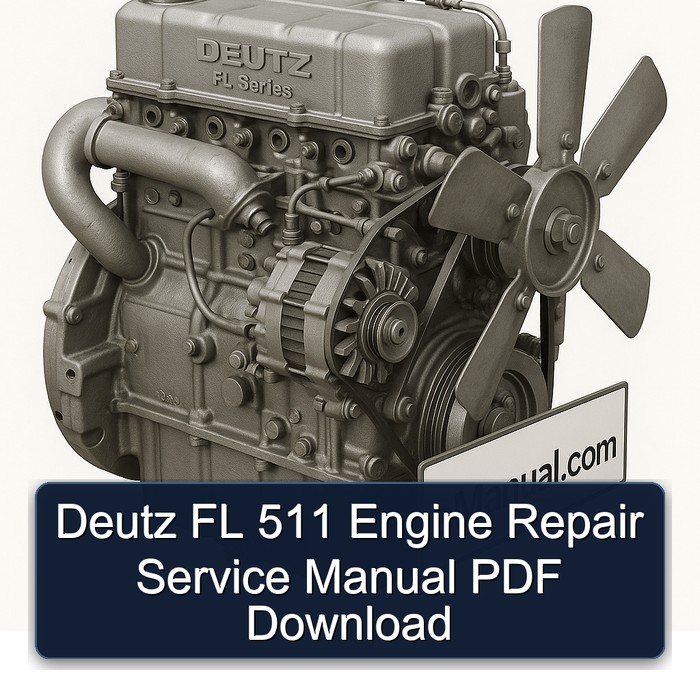 Deutz FL 511 Engine Repair Service Manual PDF Download