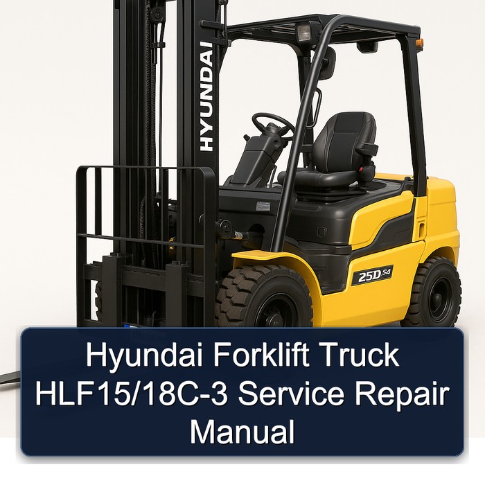 Manual de Servicio y Reparación Hyundai HLF15/18C-3
