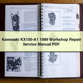 Kawasaki KX100-A1 Workshop Service Repair Manual PDF Download