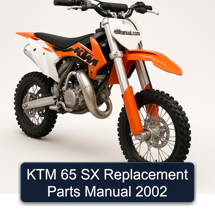 KTM 65 SX Replacement Parts Manual 2002