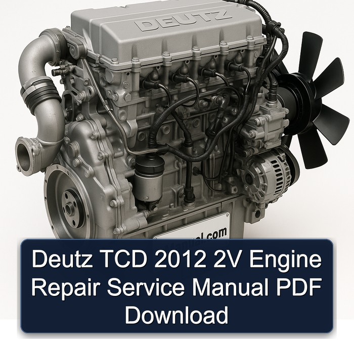 Deutz TCD 2012 2V Engine Repair Service Manual PDF Download