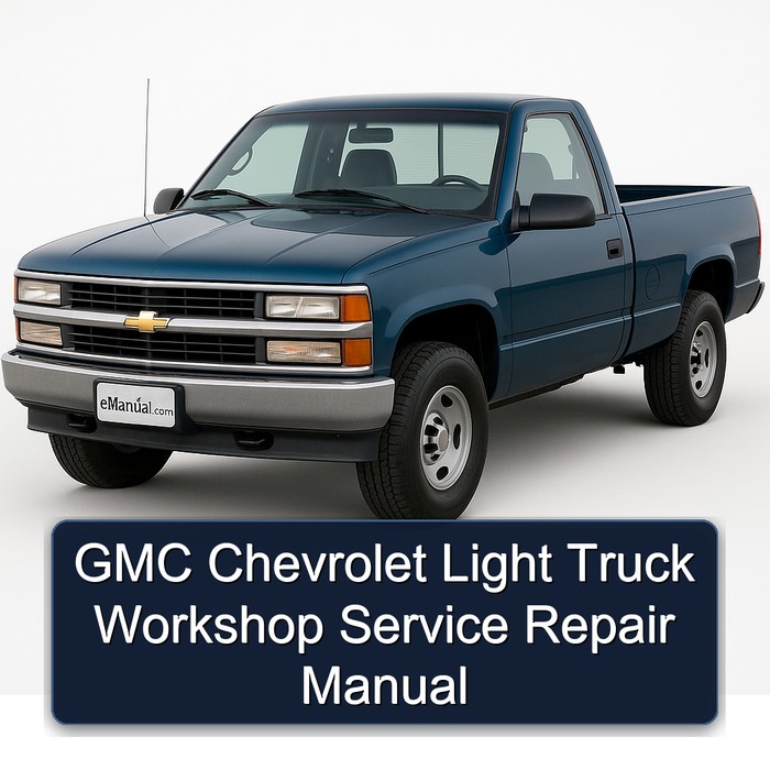 GMC Chevrolet Light Truck Workshop Service Repair Manual 
