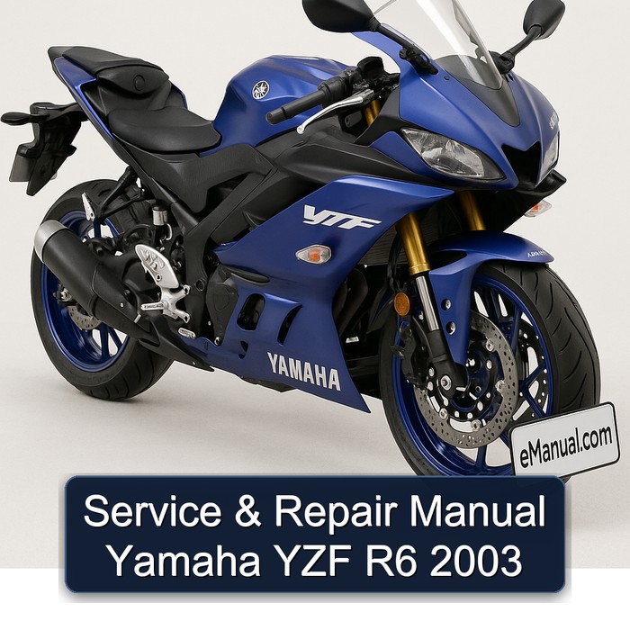 Service & Repair Manual Yamaha YZF R6 2003