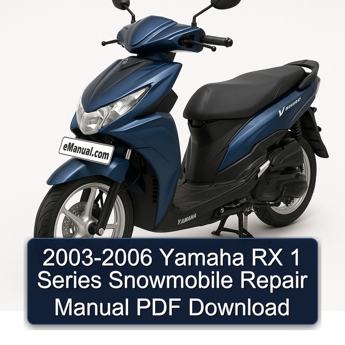 Manual de Reparación Yamaha RX 1 (2003-2006) - PDF