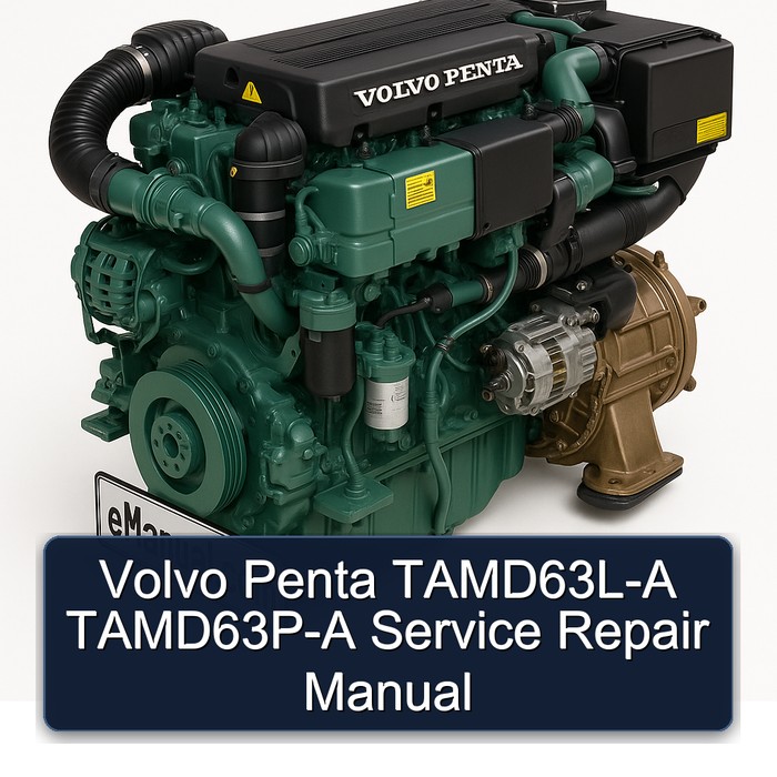 Volvo Penta TAMD63L-A TAMD63P-A Service Repair Manual