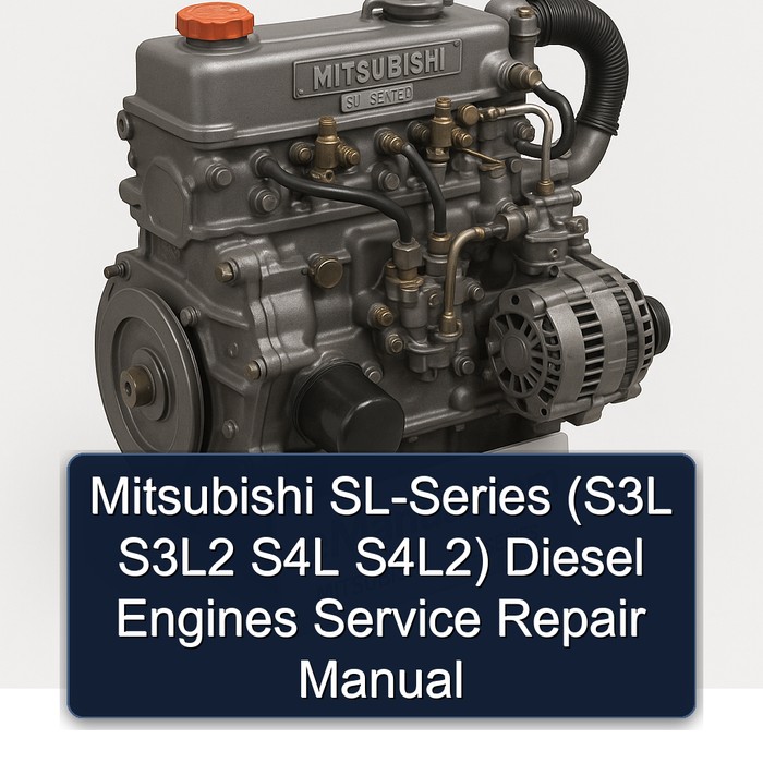 Mitsubishi SL-Series (S3L S3L2 S4L S4L2) Diesel Engines Manual de servicio y reparación