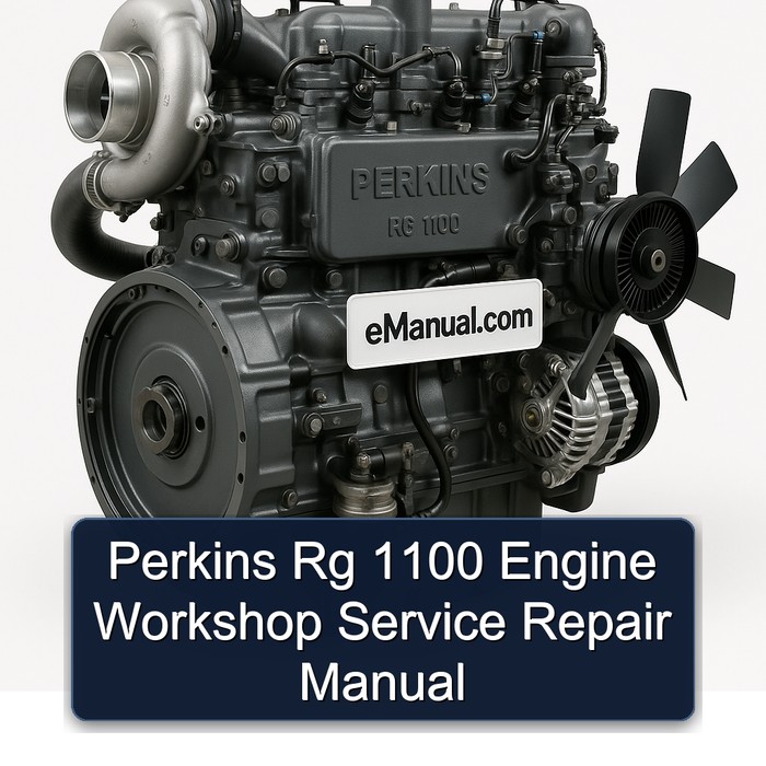 Manual de Reparación y Servicio del Motor Perkins Rg 1100
