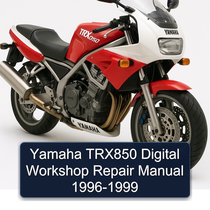 Yamaha TRX850 Digital Workshop Repair Manual 1996-1999