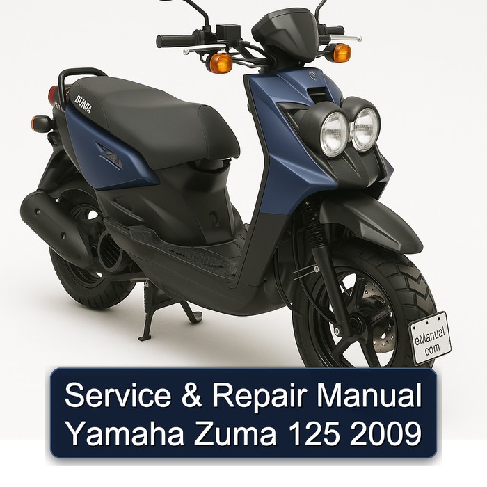 Manual de servicio y reparación Yamaha Zuma 125 2009