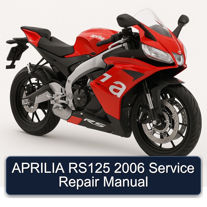 APRILIA RS125 2006 Service Repair Manual