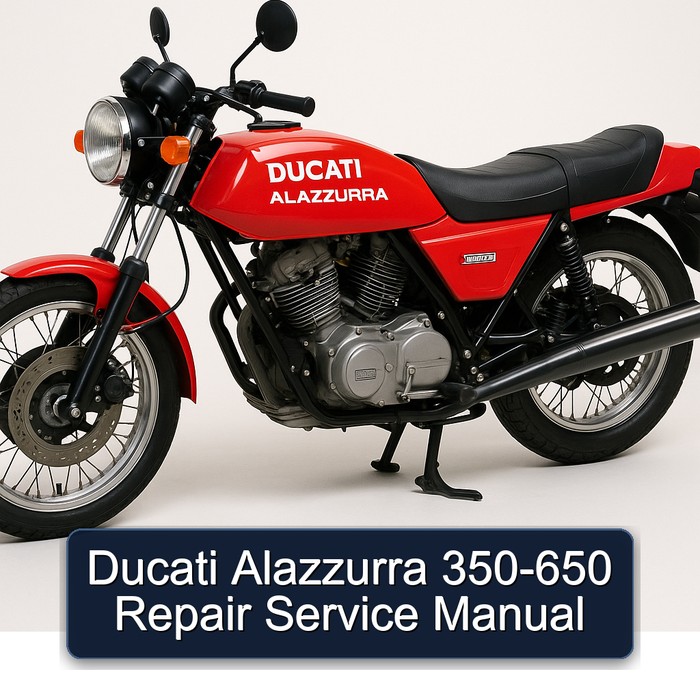 Ducati Alazzurra 350-650 Repair Service Manual