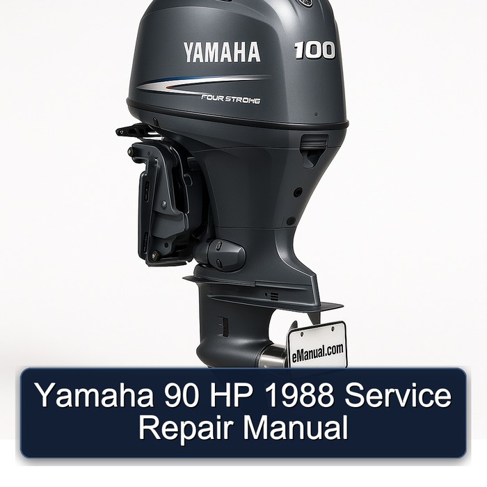 Yamaha 90 HP 1988 Service Repair Manual 