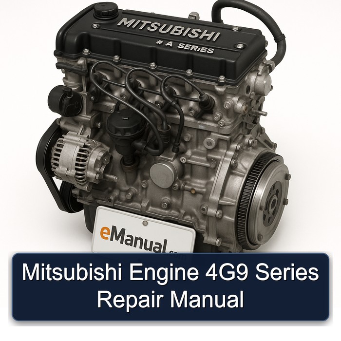 Mitsubishi Engine 4G9 Series Workshop Service Repair Manual PDF Download
