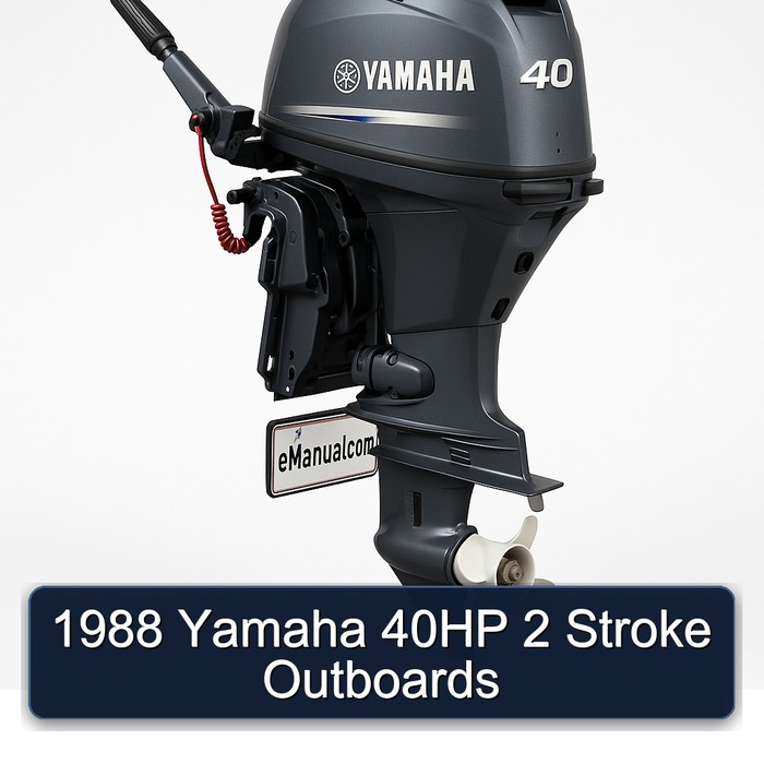 1988 Yamaha 40HP 2 Stroke Outboards