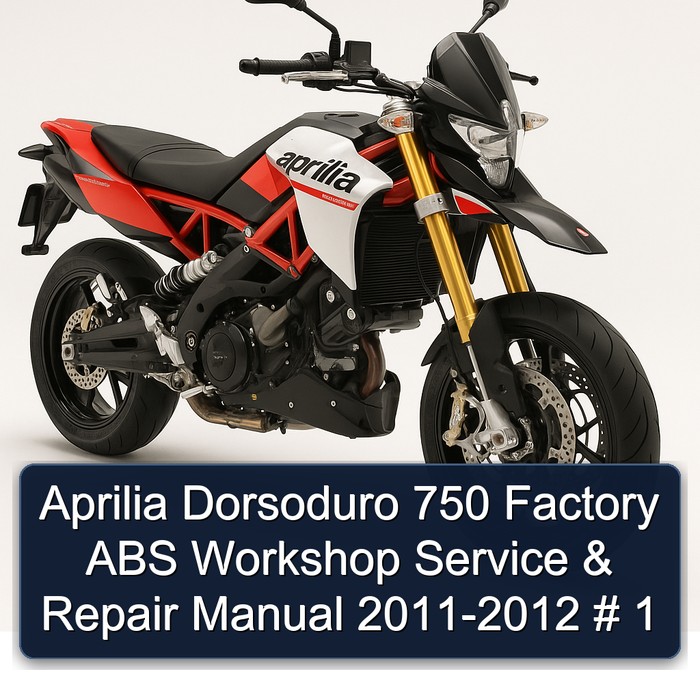 Aprilia Dorsoduro 750 Factory ABS Workshop Manual de servicio y reparación 2011-2012 # 1