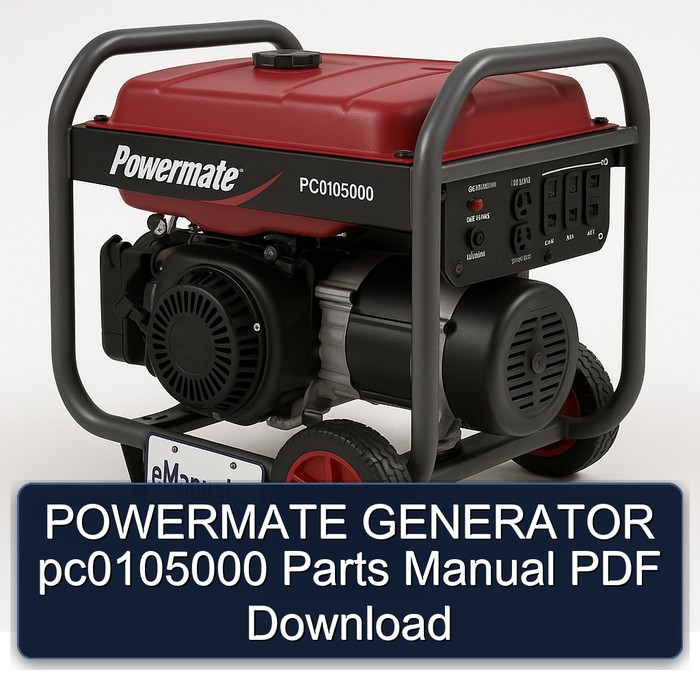 Powermate Generator pc0105000 Parts Catalog PDF Download