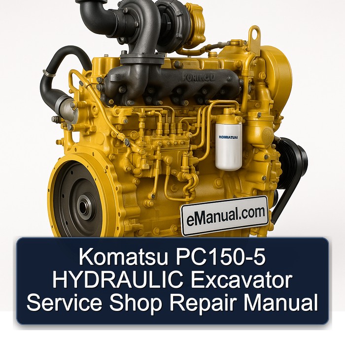 Manual de Reparación de Taller para Excavadora Hidráulica Komatsu PC150-5