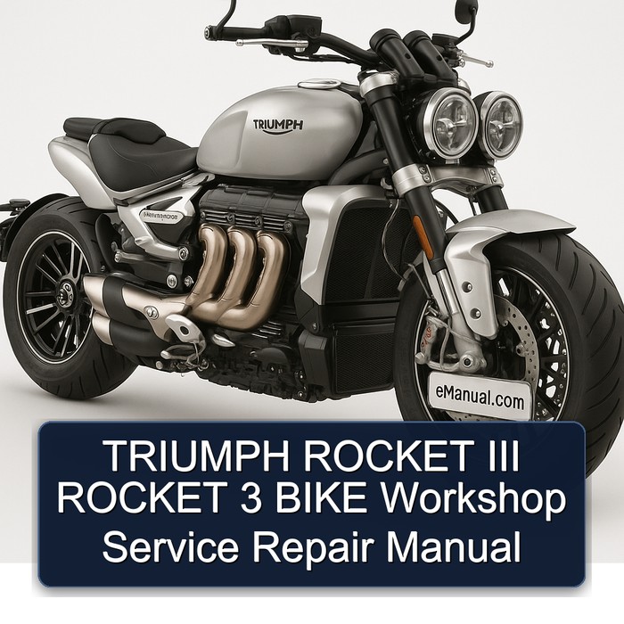 TRIUMPH ROCKET III ROCKET 3 BIKE Workshop Manual de servicio y reparación