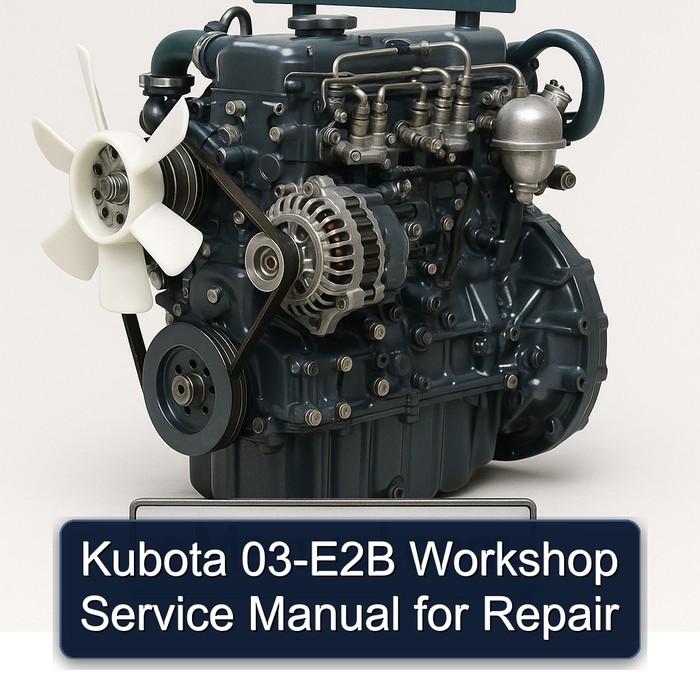 Kubota 03-E2B Workshop Service Manual for Repair 