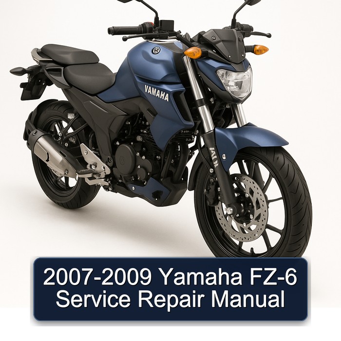 2007-2009 Yamaha FZ-6 Manual de servicio y reparación