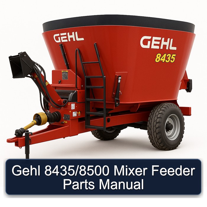 Gehl 8435/8500 Mixer Feeder Parts Manual 