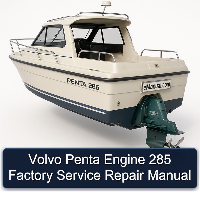 Volvo Penta Engine 285 Factory Service Repair Manual