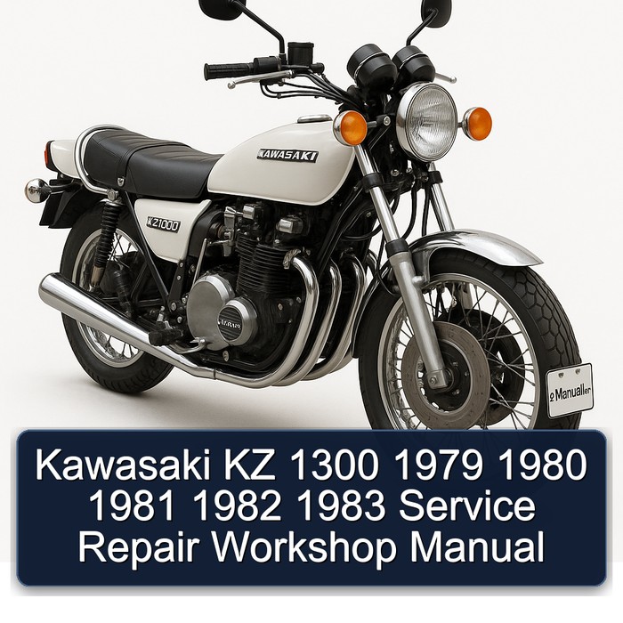 Kawasaki KZ 1300 1979 1980 1981 1982 1983 Service Repair Workshop Manual