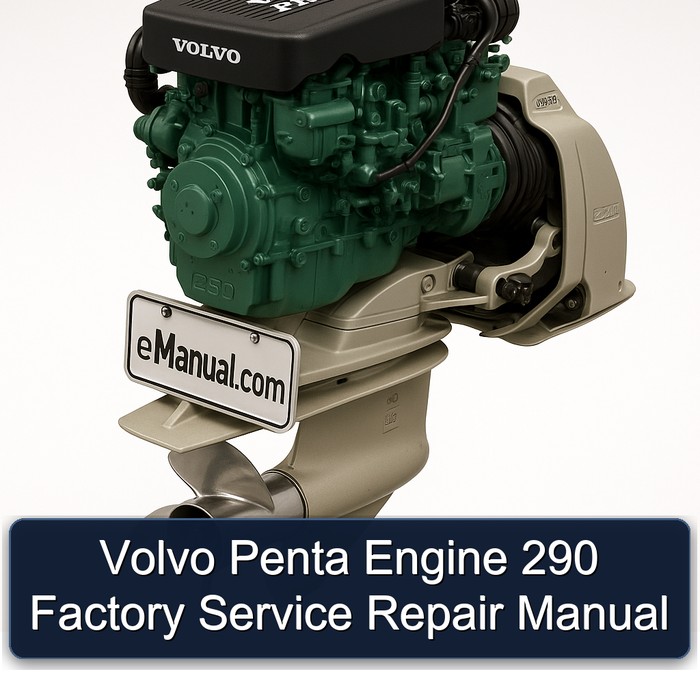 Volvo Penta Engine 290 Factory Service Repair Manual