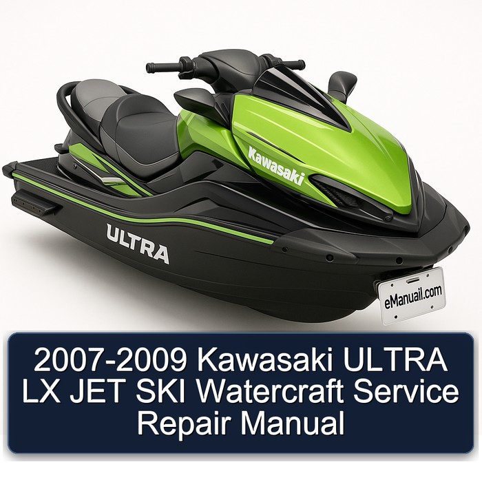 2007-2009 Kawasaki ULTRA LX JET SKI Watercraft Manual de servicio y reparación