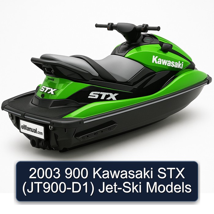 2003 900 Kawasaki STX (JT900-D1) Jet-Ski Models