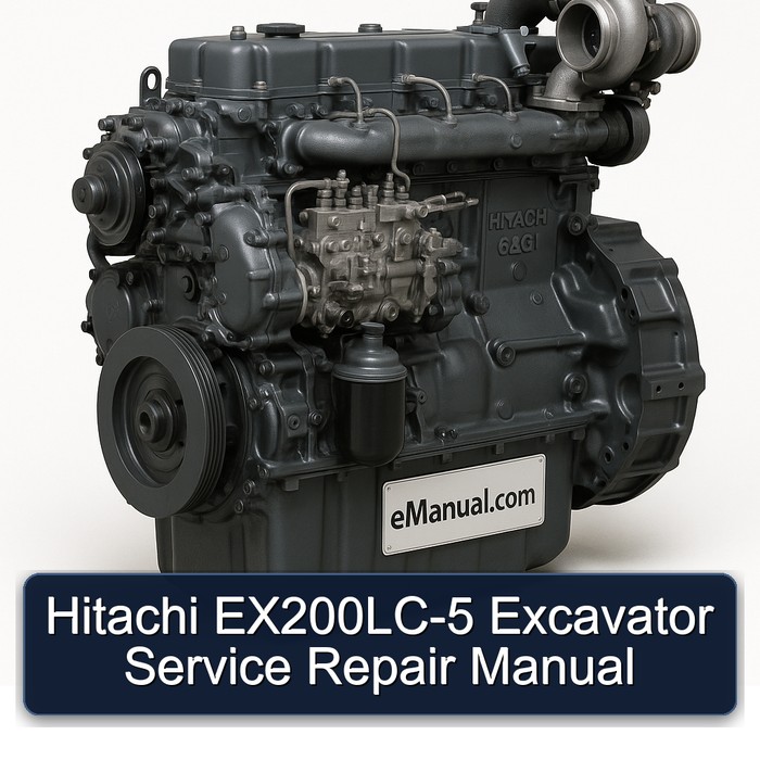 Hitachi EX200LC-5 Excavator Manual de servicio y reparación