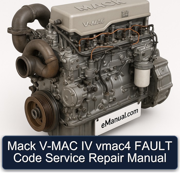 Mack V-MAC IV vmac4 FAULT Code Service Repair Manual 