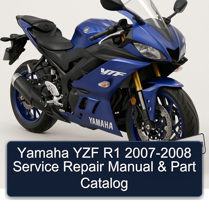Yamaha YZF R1 2007-2008 Service Repair Manual & Part Catalog 