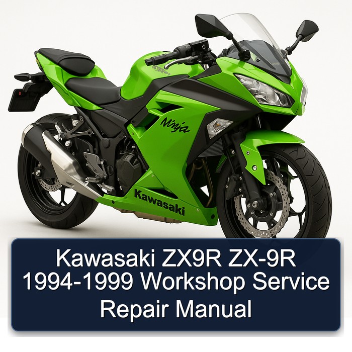 Kawasaki ZX9R ZX-9R 1994-1999 Workshop Manual de servicio y reparación