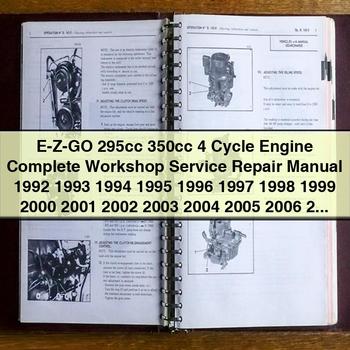 1992 E-Z-Go 295cc 350cc 4 Cycle Engine Workshop Service Repair Manual PDF Download