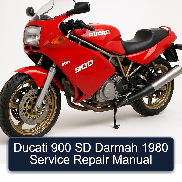 Ducati 900 SD Darmah 1980 Manual de servicio y reparación