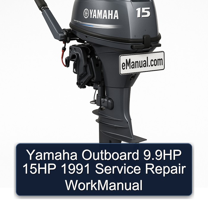 Yamaha Outboard 9.9HP 15HP 1991 Service Repair WorkManual 