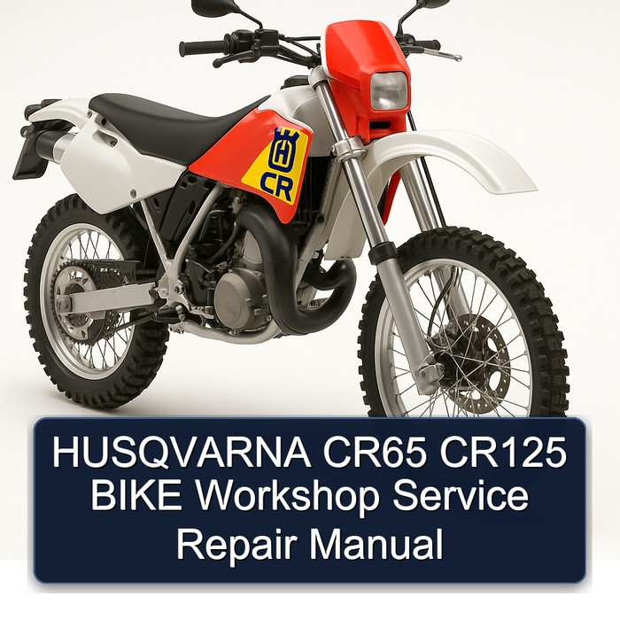 HUSQVARNA CR65 CR125 BIKE Workshop Manual de servicio y reparación