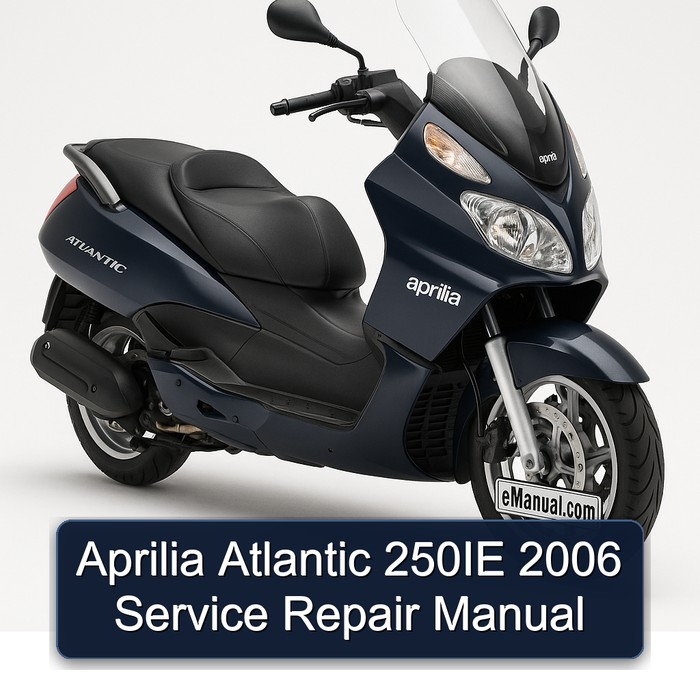 Aprilia Atlantic 250IE 2006 Manual de servicio y reparación