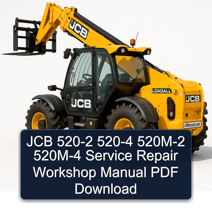 JCB 520-2 520-4 520M-2 520M-4 Service Repair Workshop Manual PDF Download