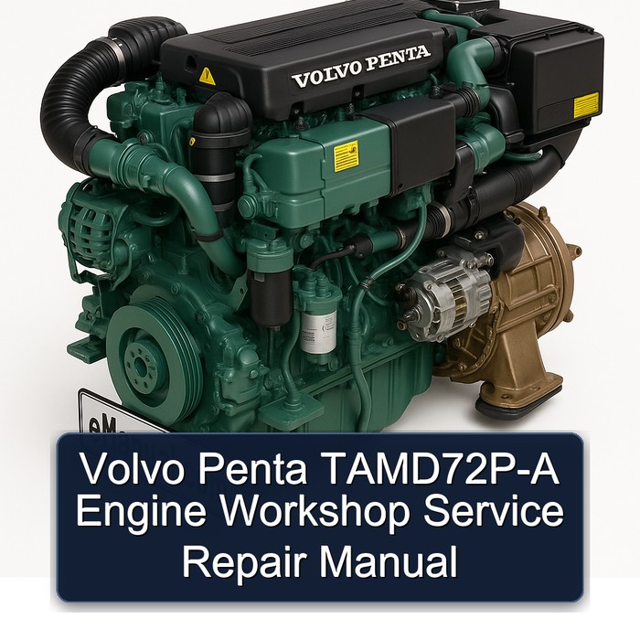 Volvo Penta TAMD72P-A Engine Workshop Service Repair Manual 