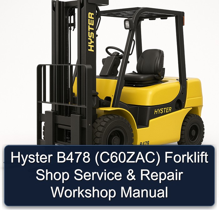 Hyster B478 (C60ZAC) Werkstatt-Handbuch