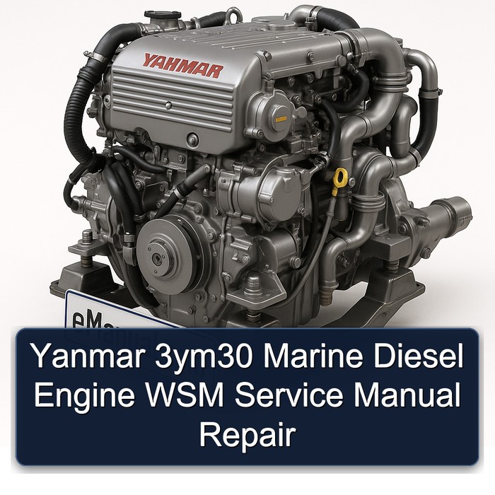 Yanmar 3ym30 Marine Diesel Engine WSM Service Manual Repair
