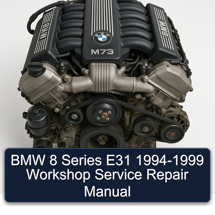 BMW 8 Series E31 1994-1999 Workshop Manual de servicio y reparación