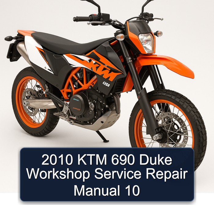 2010 KTM 690 Duke Workshop Manual de servicio y reparación 10
